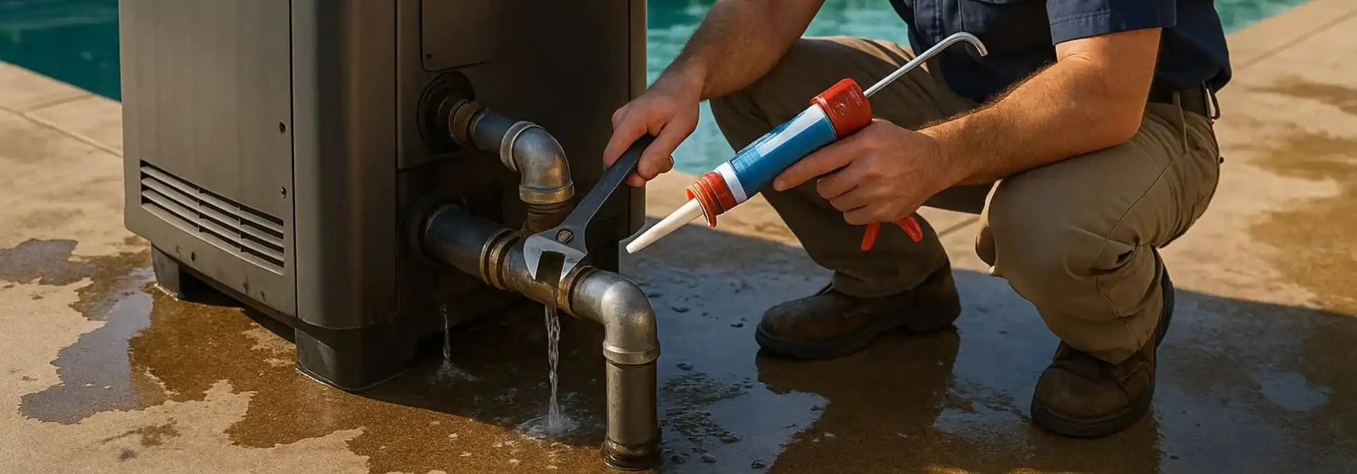  Pool Heater Leak Repair - HVAC Caledon